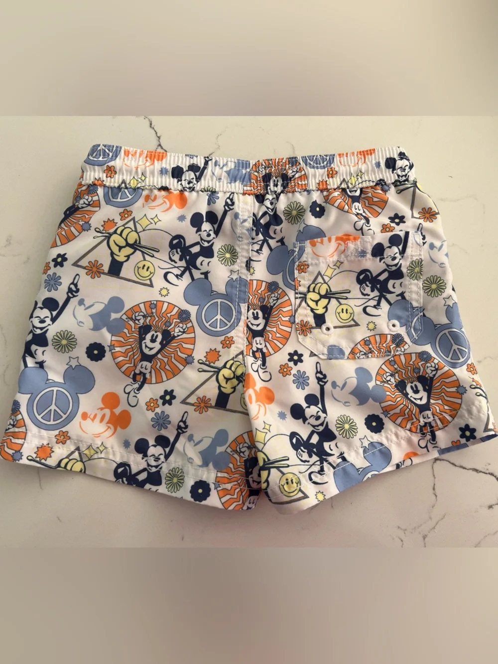 Janie and Jack Mickey Summer of Love Swim Trunks